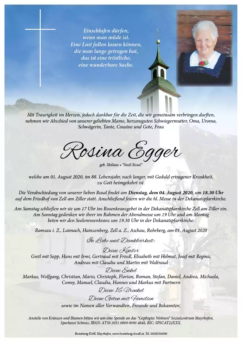 Parte von Rosina Egger